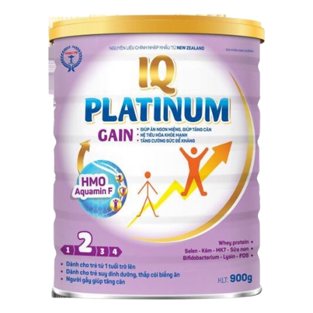 Sữa bột IQ Platinum Gain 900g