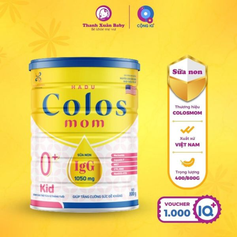 Sữa non Hadu Colosmom Kid 400g