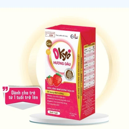 Sữa nước Okyo hương vị dâu tây 110ml