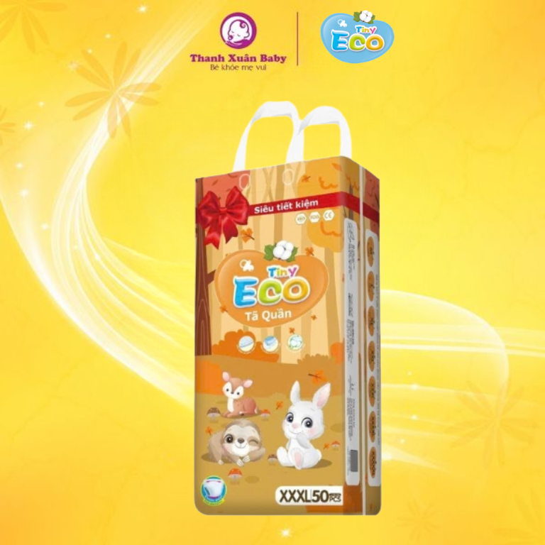 Tã bỉm Tiny Eco 3XL-50 quần