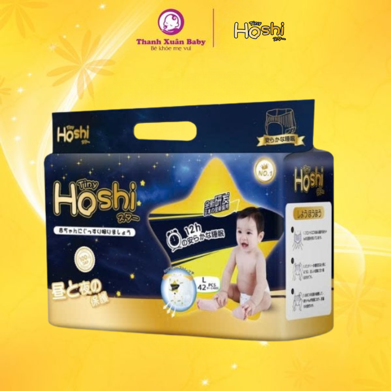 Tã bỉm Tiny Hoshi size L-42 quần