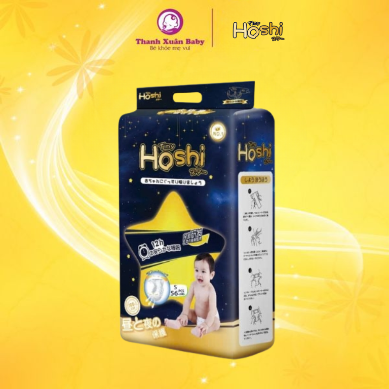 Tã bỉm Tiny Hoshi size S-56 dán