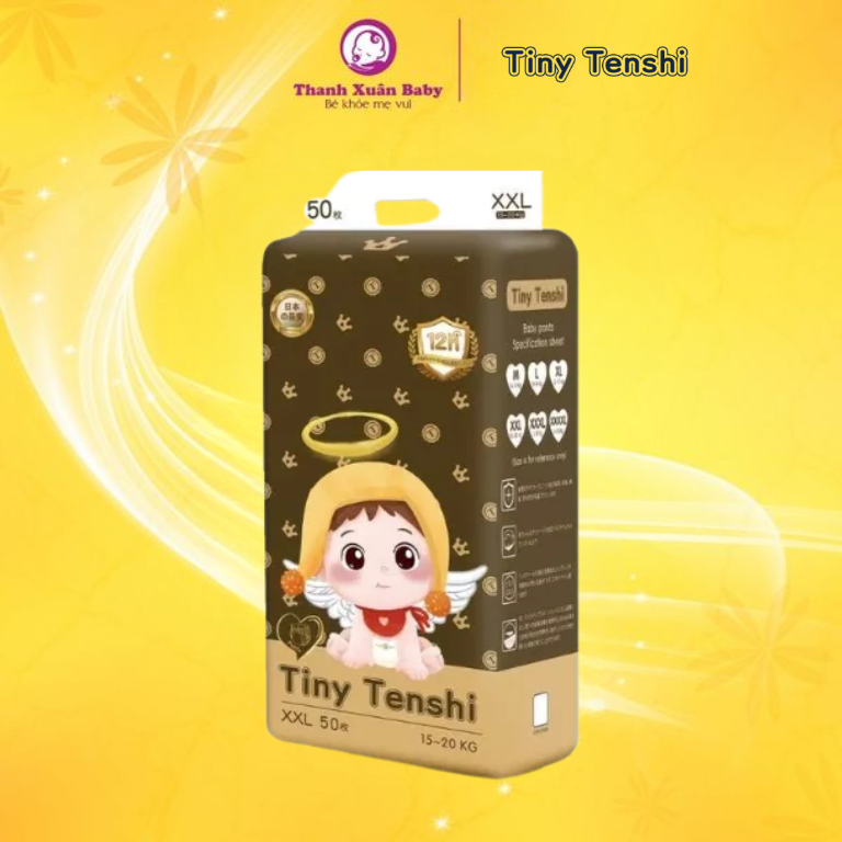 Tã bỉm Tiny Tenshi 2XL-50 quần