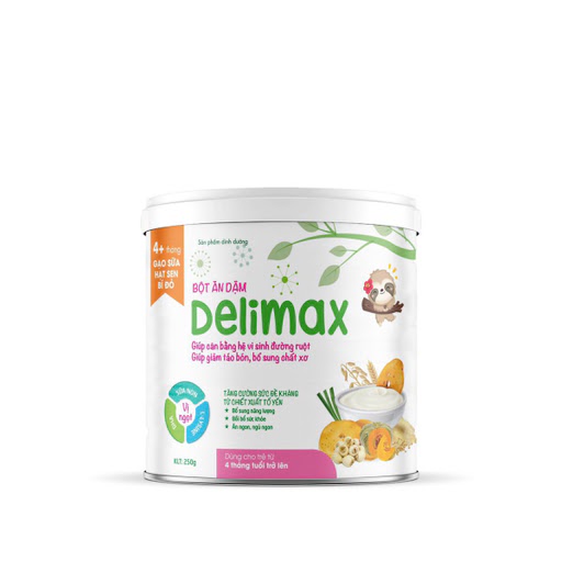 Bột Ăn Dặm Delimax Gạo Sữa